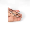 Silver carved earrings are fashionable and simple women's earrings Specification image